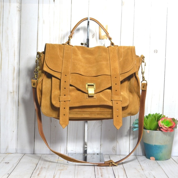 Proenza Schouler Handbags - Proenza Schouler PS1 Medium Suede Satchel Bag